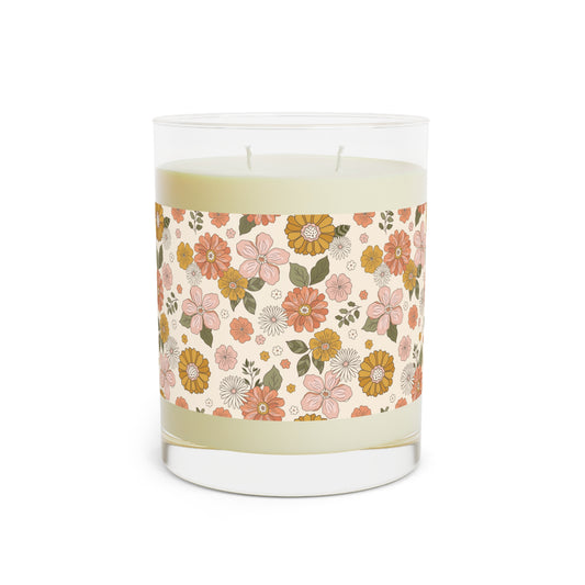 Pastel Flower Aromatherapy Candle Decor
