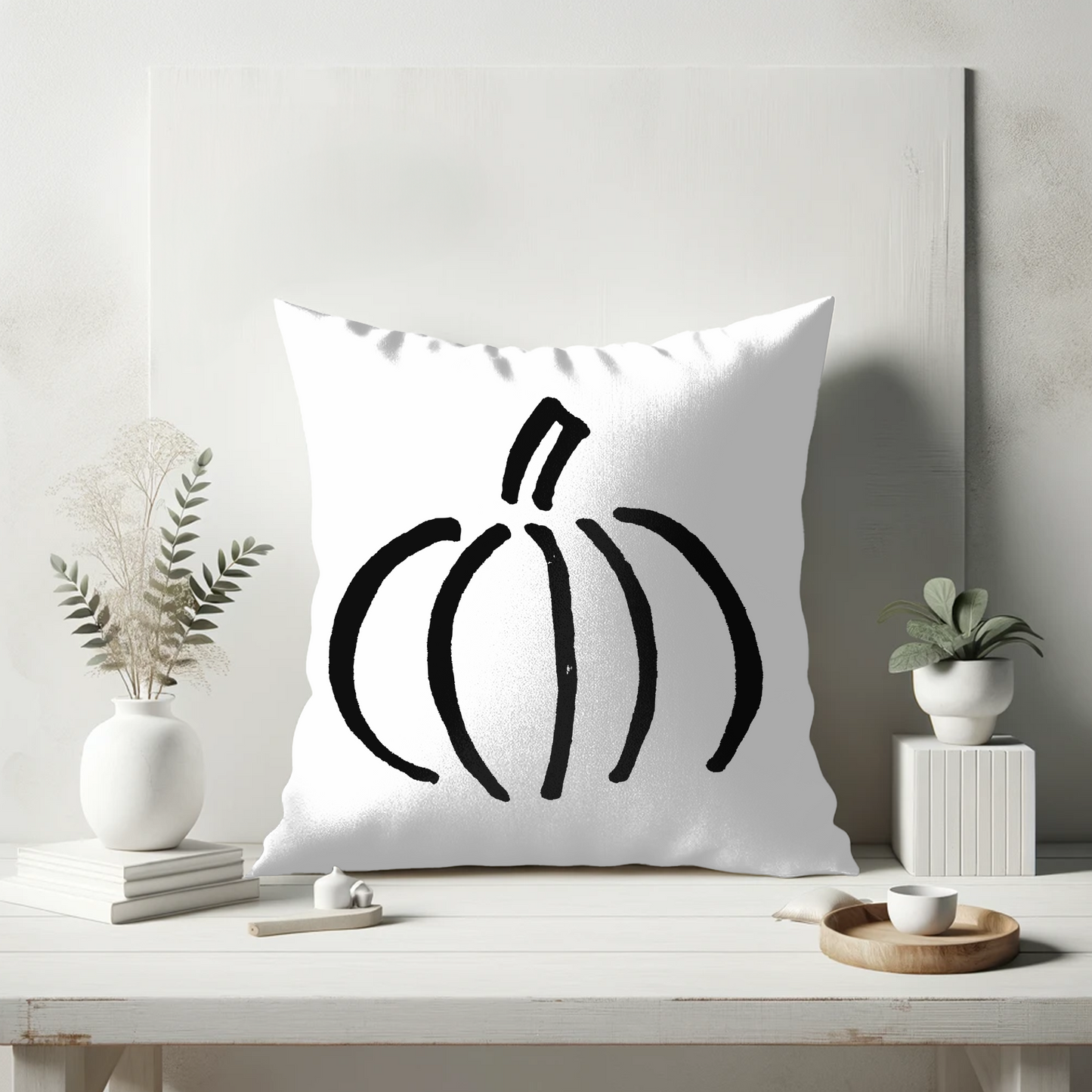 Modern Pumpkin Pillow