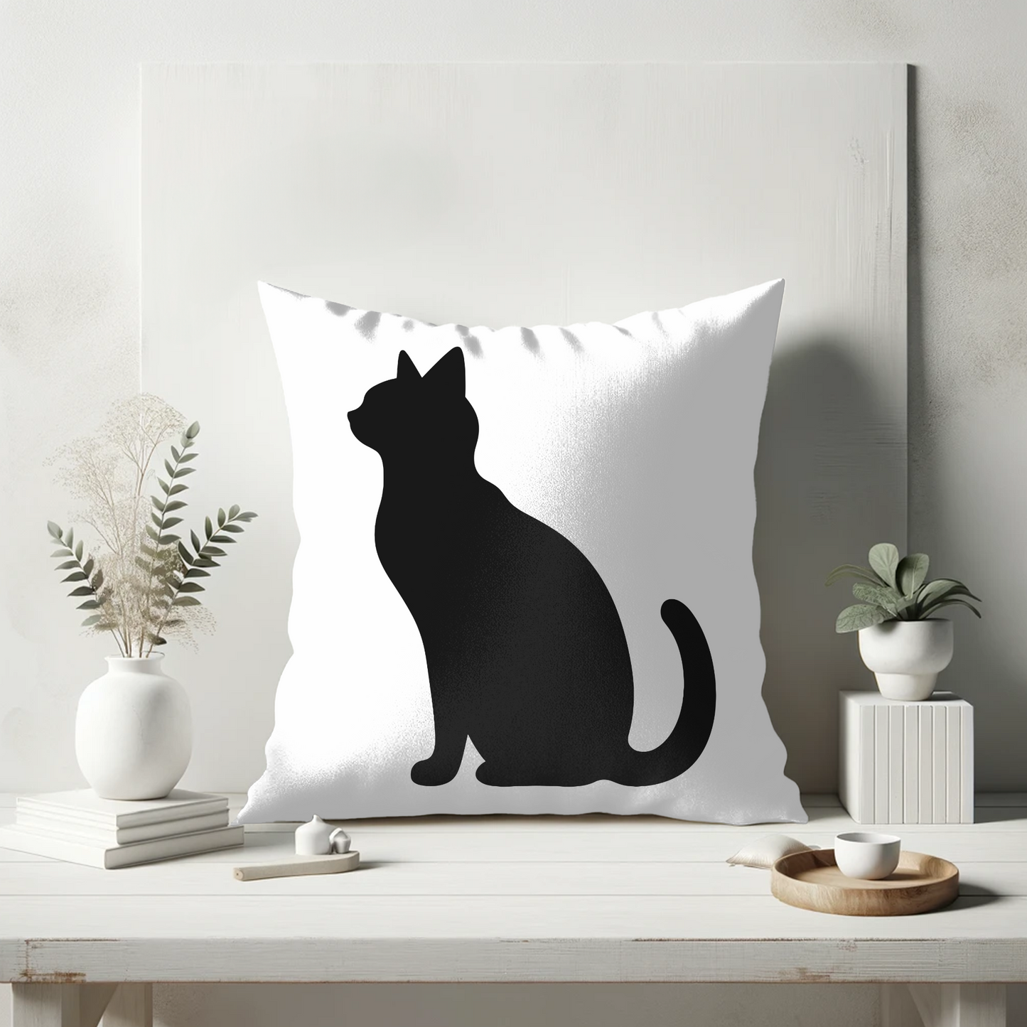 Black Cat  Pillow