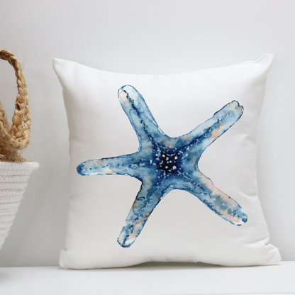 Starfish Outdoor Pillow Coastal Beach Home Gift