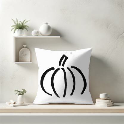 Modern Pumpkin Pillow