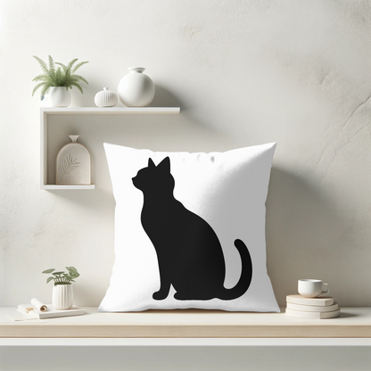 Black Cat  Pillow