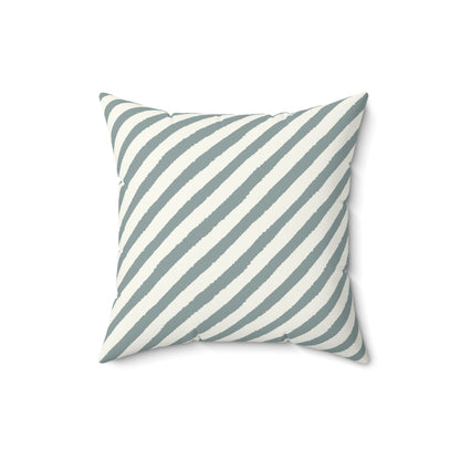 Stripe Throw Pillow Coastal Accent Pillow Boho Farmhouse Abstract Pillow - Design Club Home