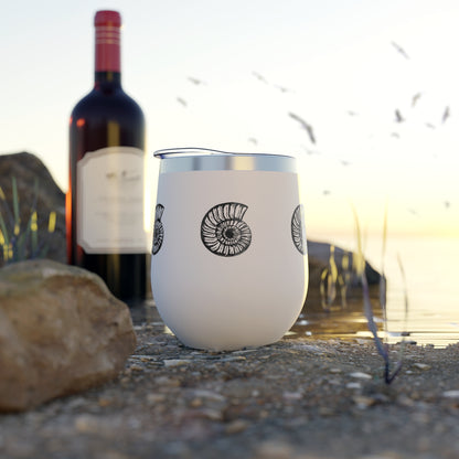 Insulated Tumbler  Wine Beach Cup Coffee Mug Coastal Housewarming Christmas Gift 12oz - Design Club Home