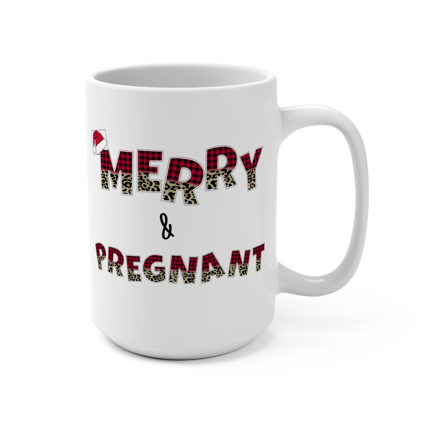 Expecting Mom Gift, Expecting Parents Christmas Mug, New Pregnancy Gift for Mom, Expecting Mother Gift, Merry and Pregnant Pregnancy Announcement