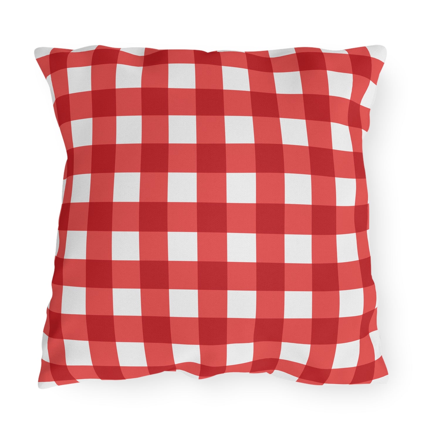 Red Plaid Indoor/Outdoor Pillows