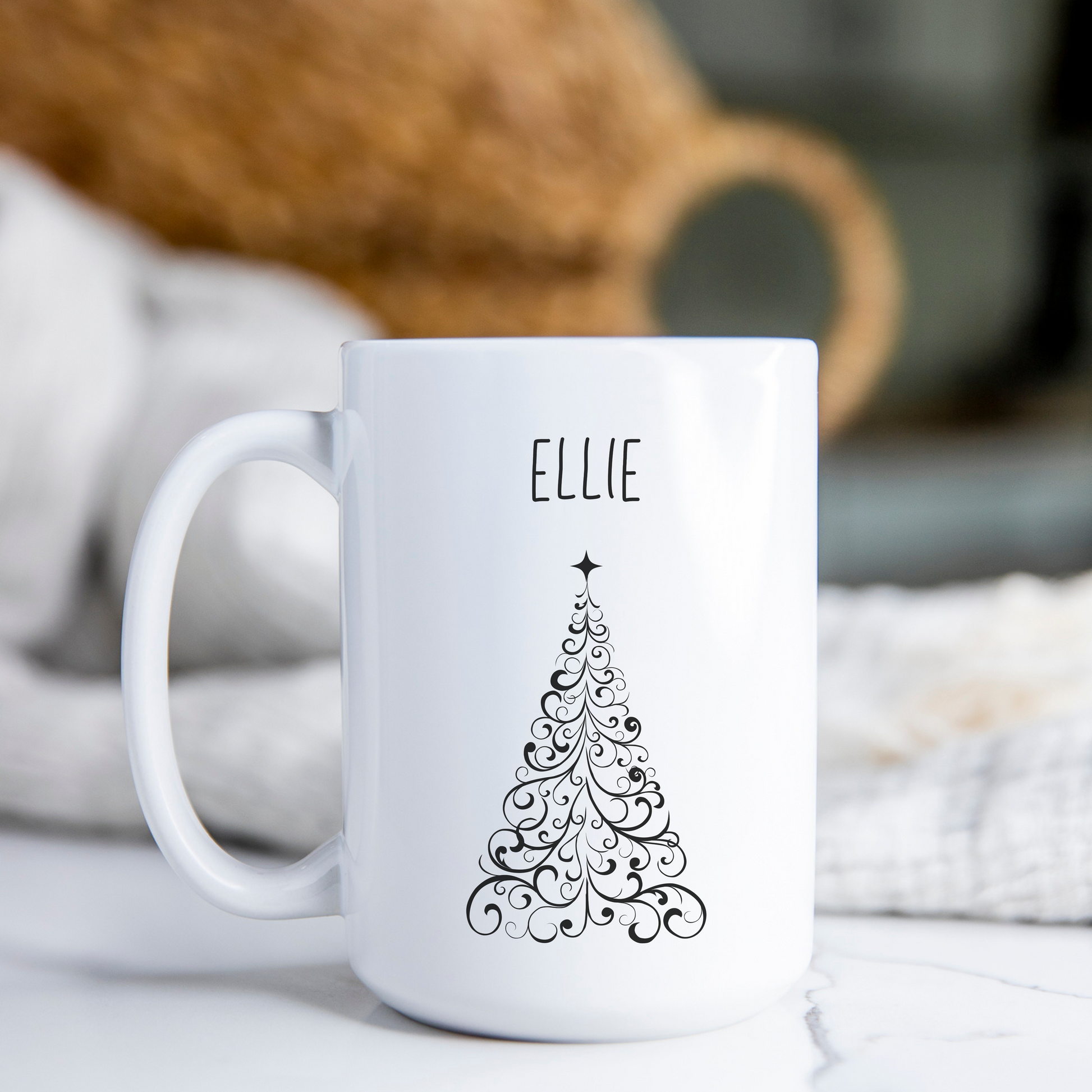 Boho Christmas Tree Icon Cups (Set of 8) from Ellie's Party Supply