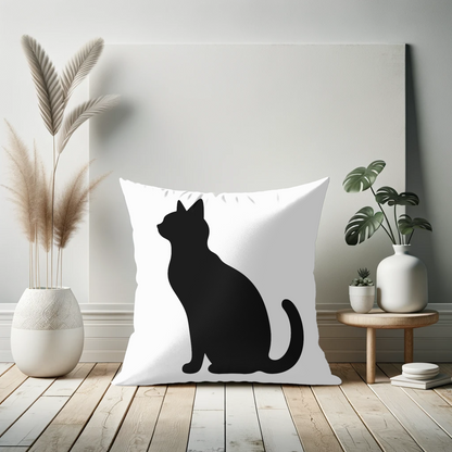 Black Cat  Pillow