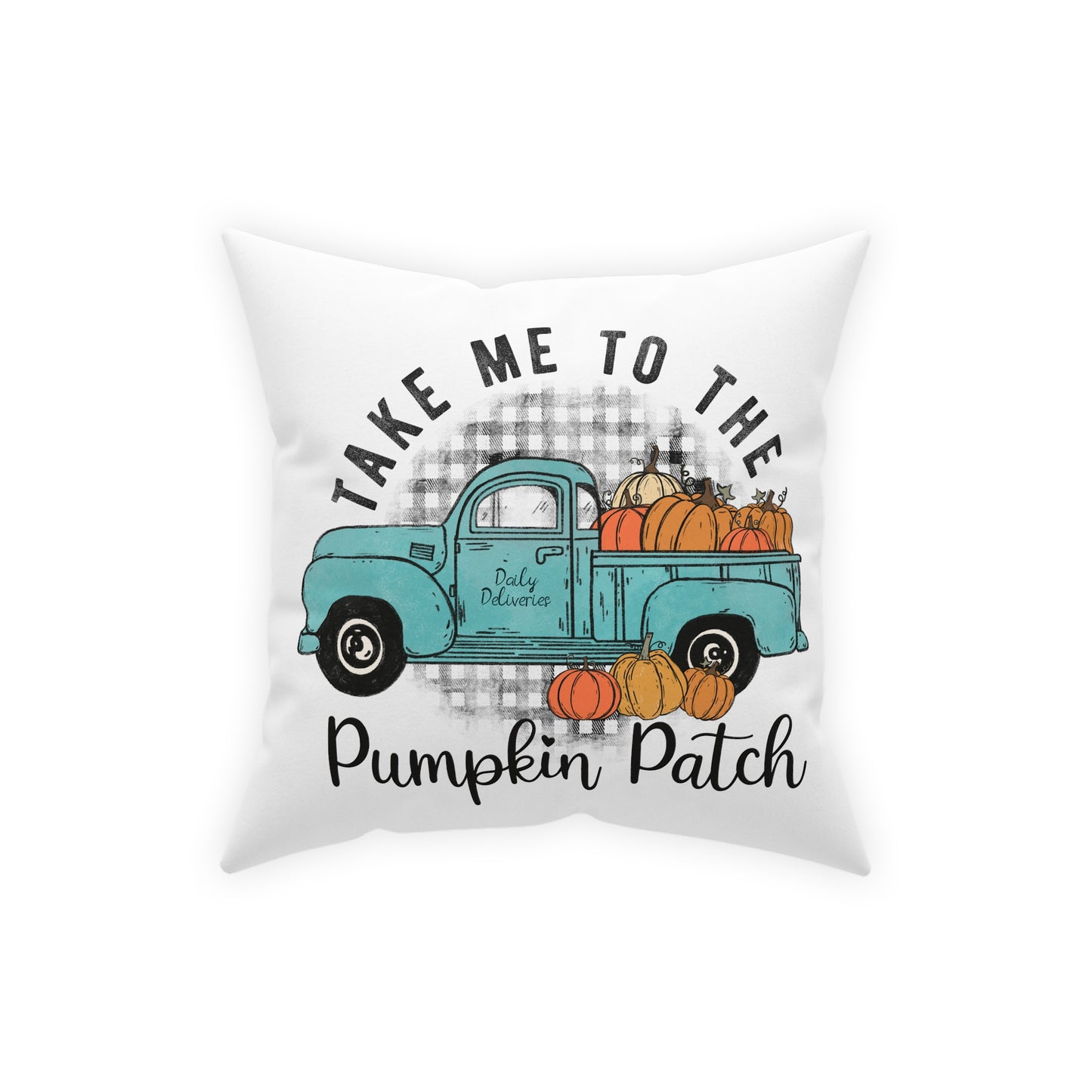Fall Pumpkin Pillow Farmhouse Holiday Accent Pillow Hostess Housewarming Thanksgiving Home Gift - Design Club Home