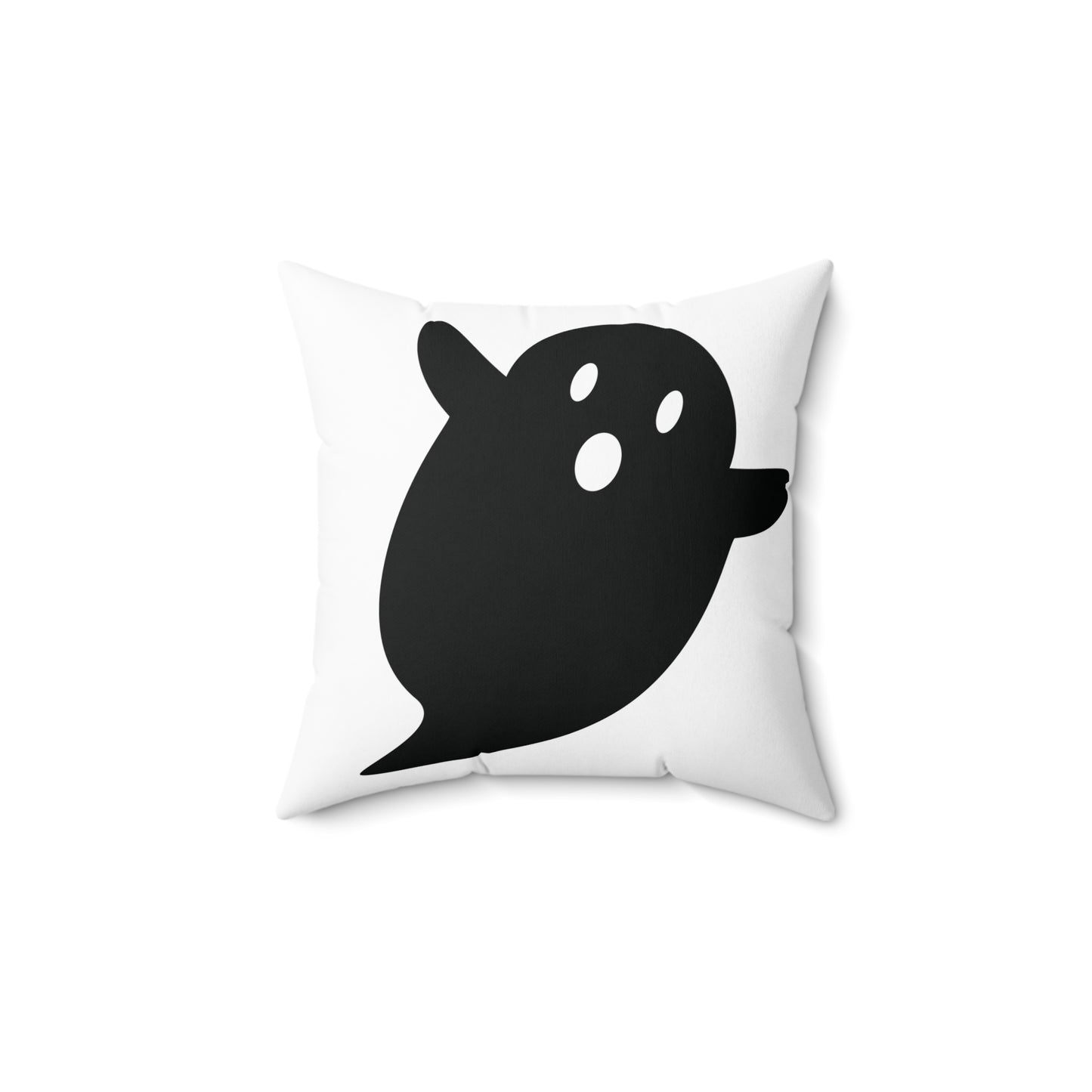 Black Ghost Halloween Pillow