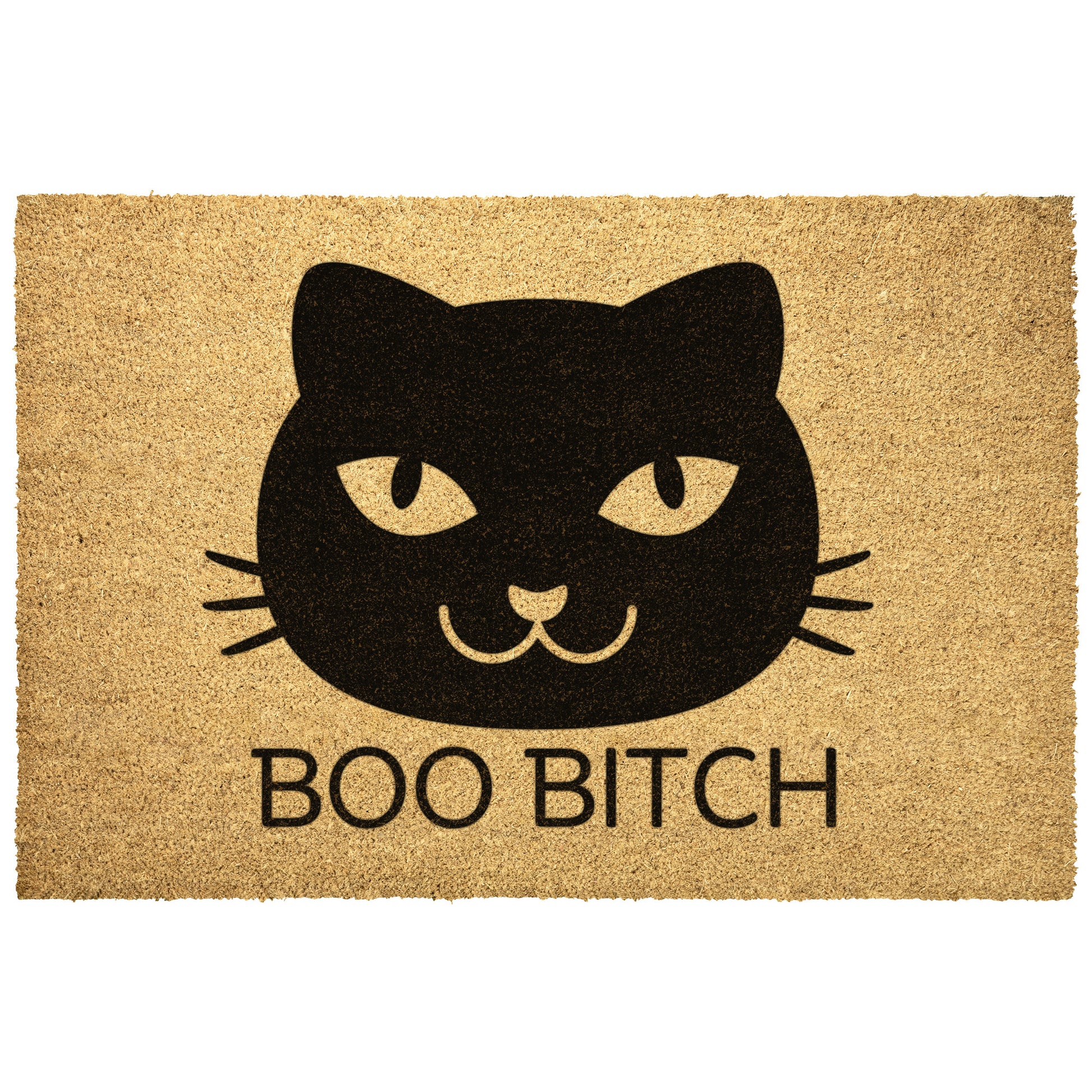 Halloween Doormat Funny Black Cat Welcome Door Mat - Design Club Home