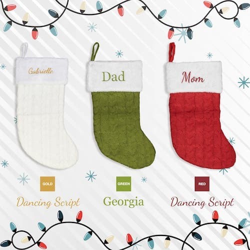 Personalized Christmas Stocking - Design Club Home