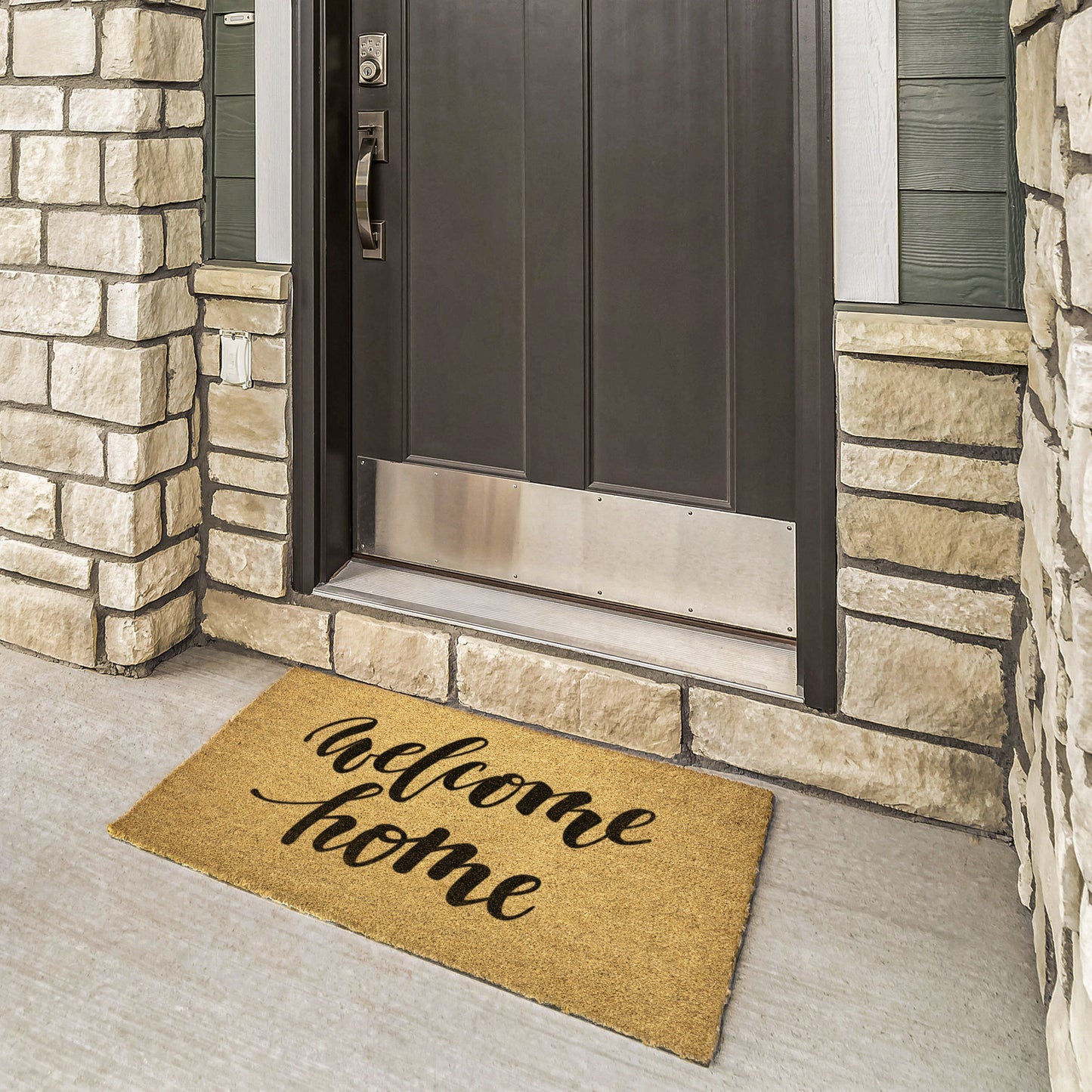 Welcome Home Doormat, Front Entryway Mat, Porch Door Mat