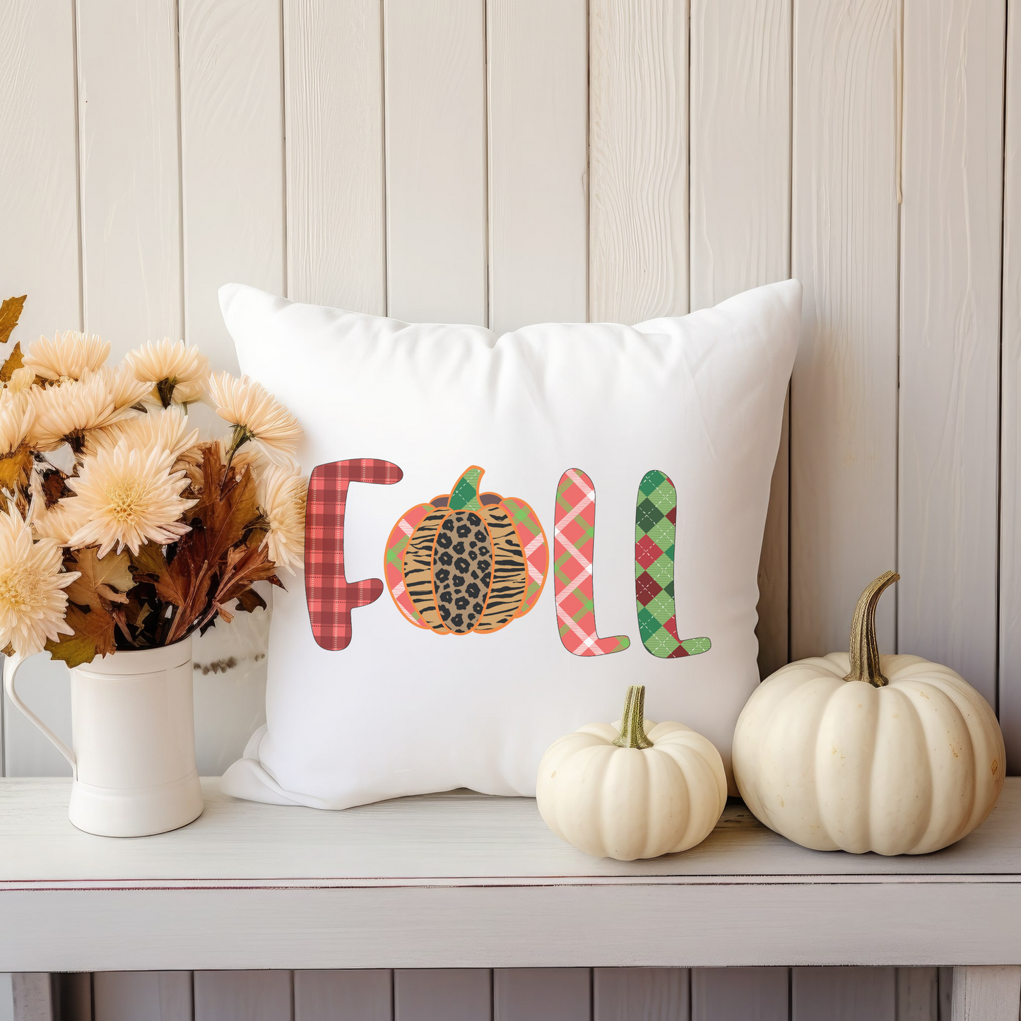 Fall Pillow, Autumn Decoration, Retro Fall Pillow, Pumpkin Pillow, Farmhouse, Housewarming Gift - Design Club Home