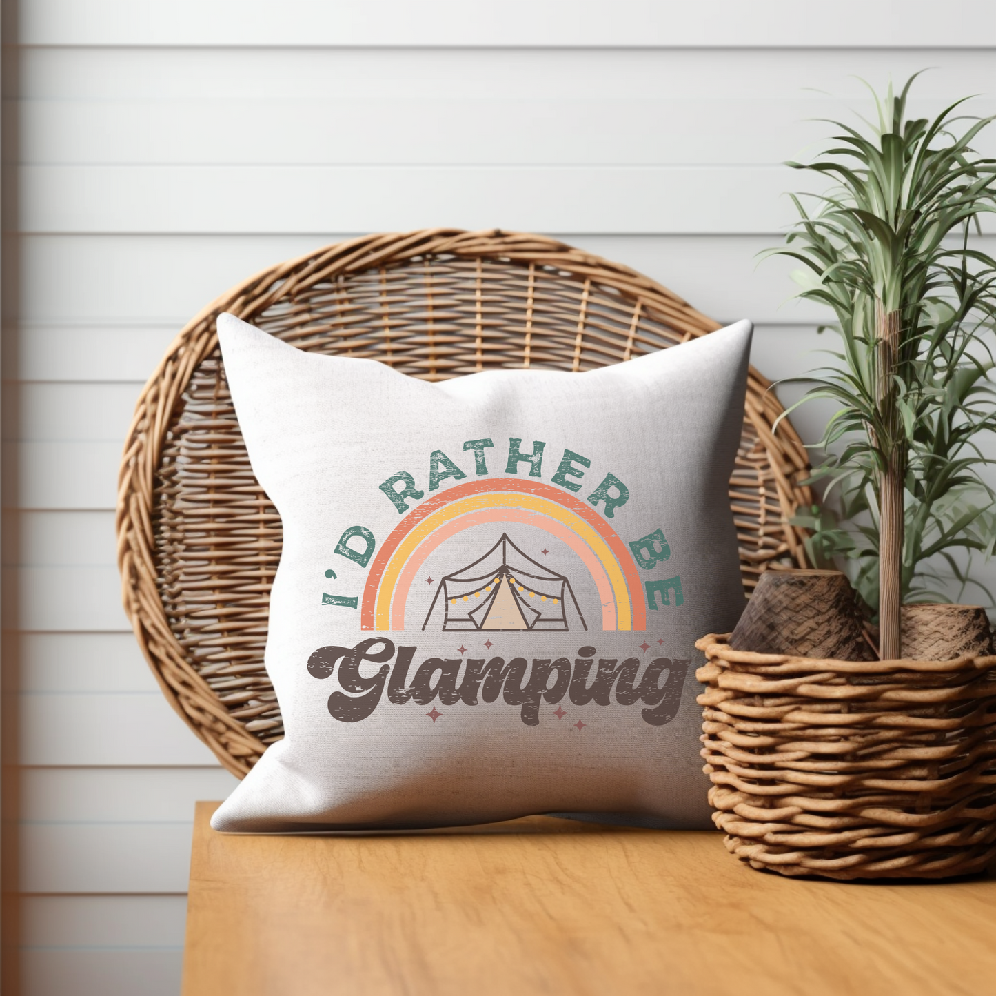 Glamping Pillow RV Camping Pillow Nature Lover Gift Bed Pillow Camping Lover Party Gift - Design Club Home