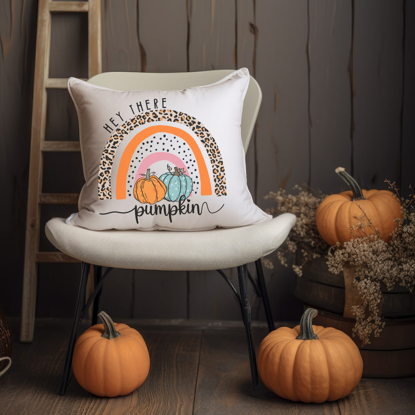 Pumpkin Fall Throw Pillow Farmhouse Autumn Boho Home Decoration Pillow Thanksgiving Home Gift - Design Club Home