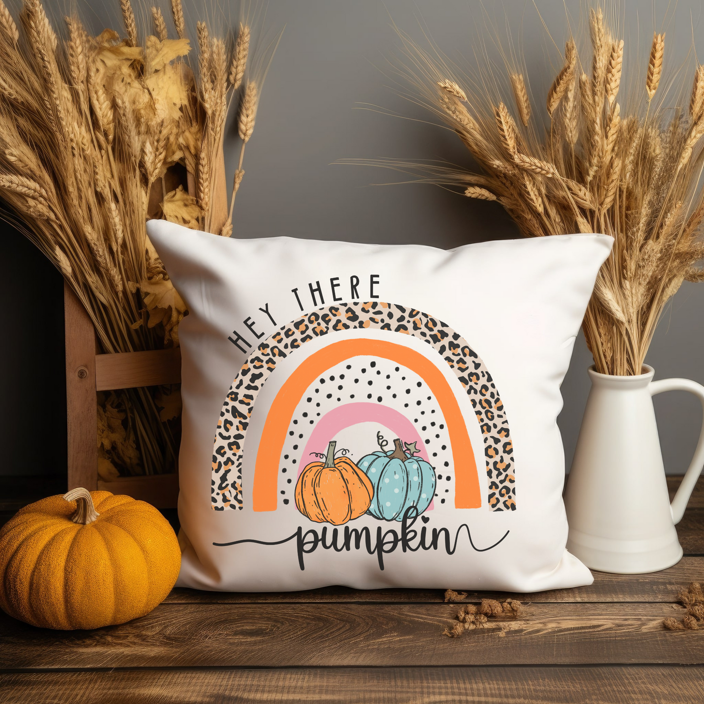 Pumpkin Fall Throw Pillow Farmhouse Autumn Boho Home Decoration Pillow Thanksgiving Home Gift - Design Club Home