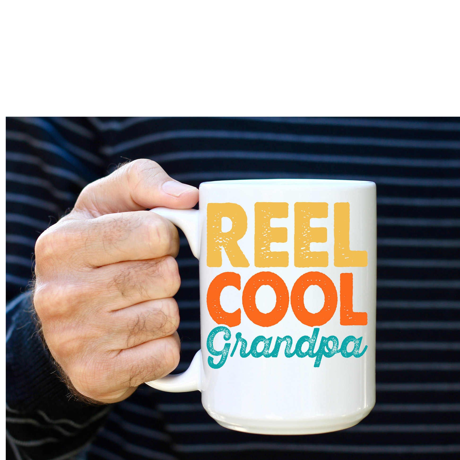Grandpa Coffee Mug, Grandad Birthday Gift, Fathers Day Gift from grandaughter, grandons, Christmas Gift 15oz - Design Club Home