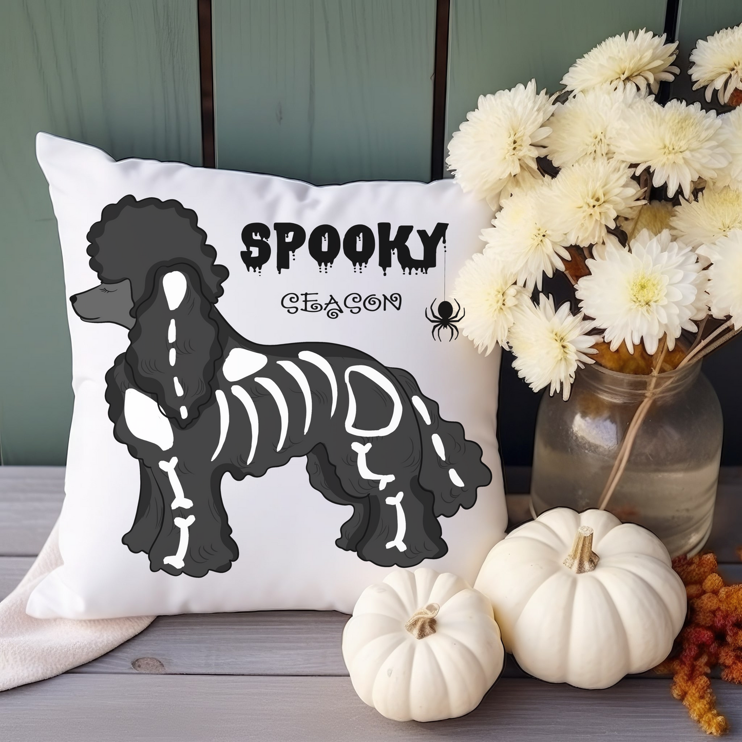Halloween Dog Pillow Spooky Decoration Dog Lovers Gift For Home