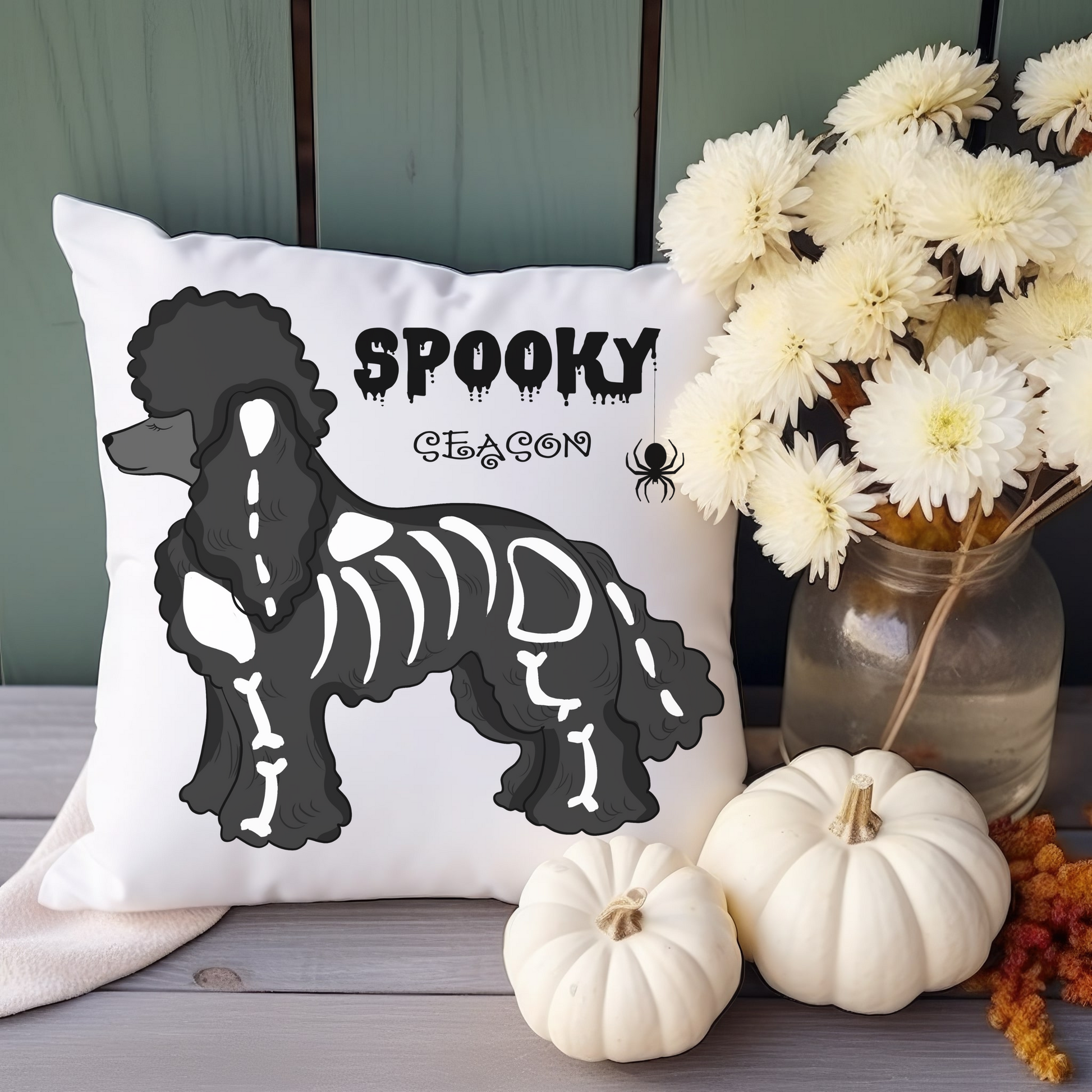 Halloween Dog Pillow Spooky Decoration Dog Lovers Gift For Home - Design Club Home