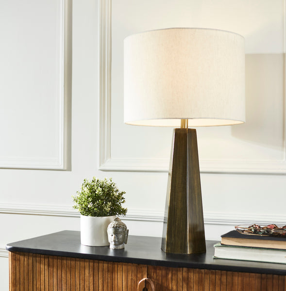 Mid Century Table Lamp Modern Minimalist  Bedroom Lamp