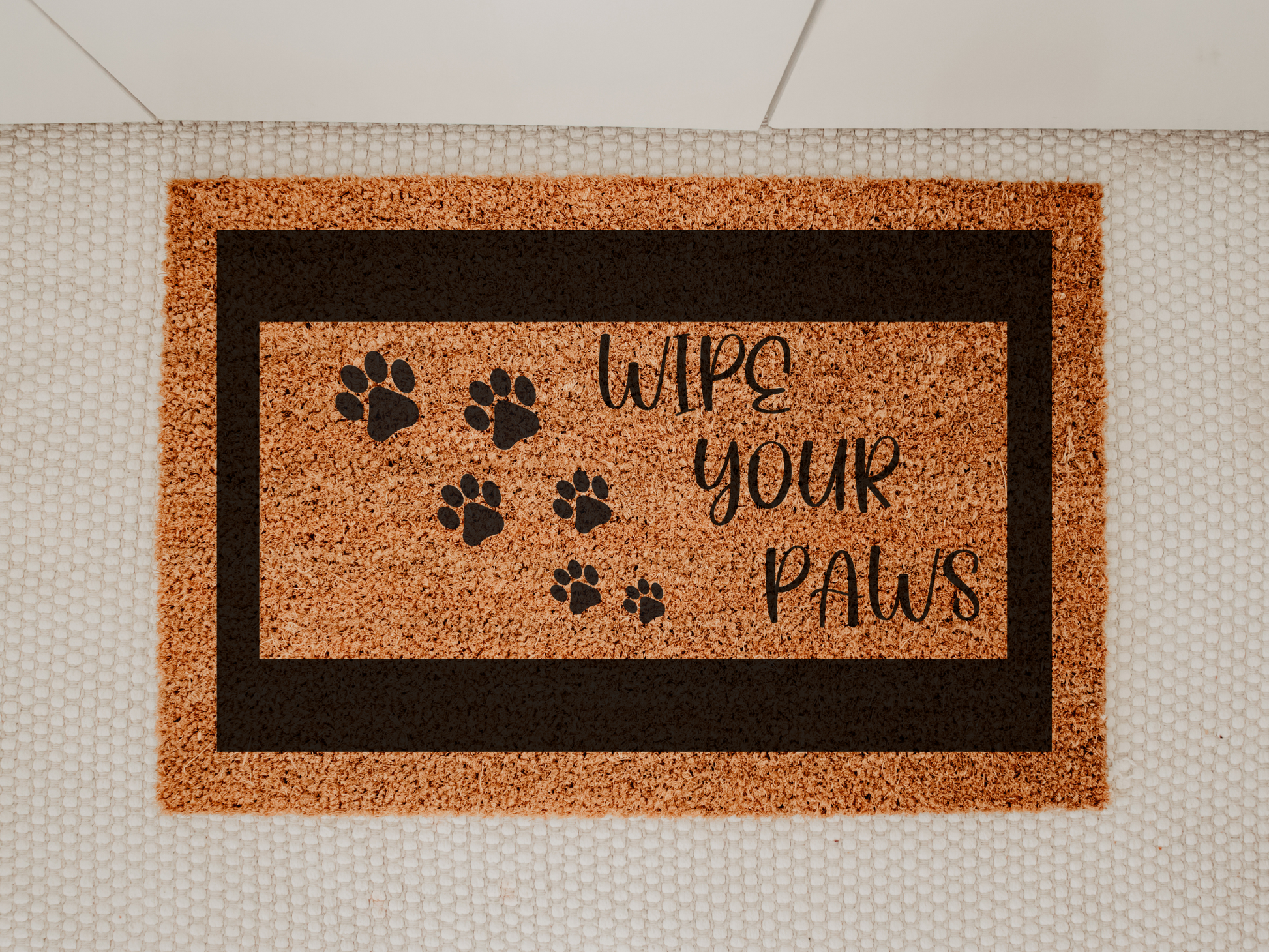 Funny Doormat Welcome Dog and Cat Lovers Housewarming Wedding GIft - Design Club Home