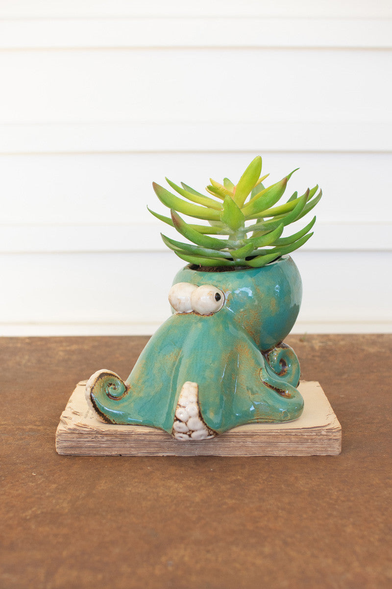 ceramic octopus planter - Design Club Home