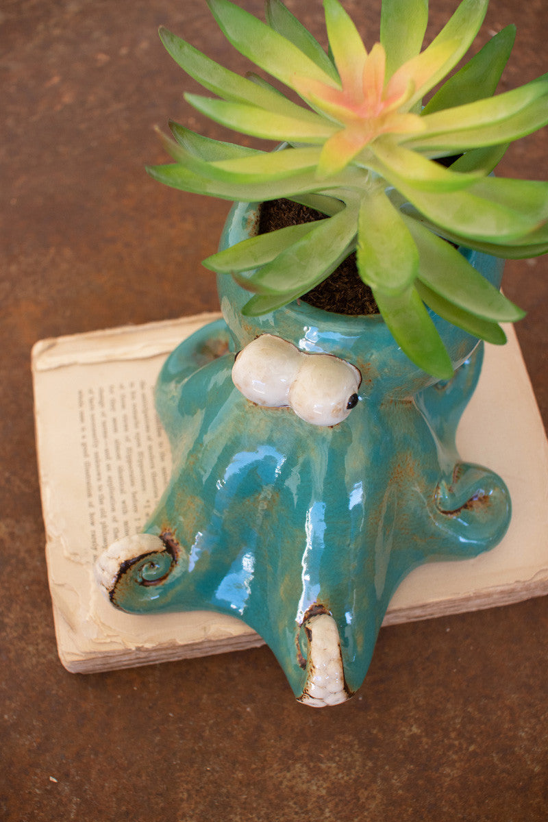 ceramic octopus planter - Design Club Home