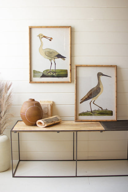 shore bird artwork set of 2 | coastal wall art | beach cottage art | gift | housewarming gift - Design Club Home