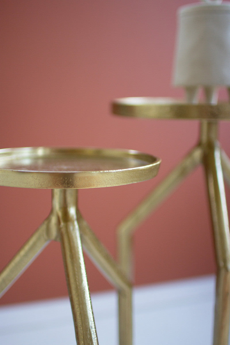 side table set for living room  | brass table | accent table | drink table - Design Club Home