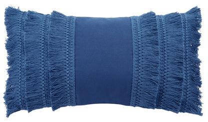 Beach Blue Lumbar Pillow - Design Club Home