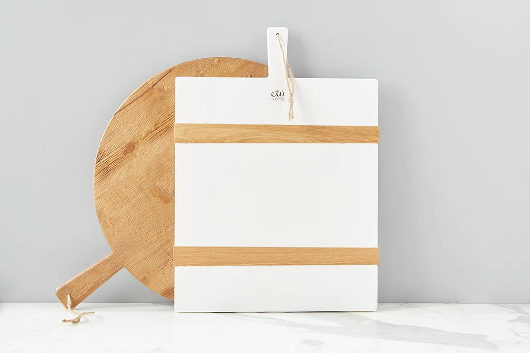 White Rectangle Mod Charcuterie Board - Design Club Home