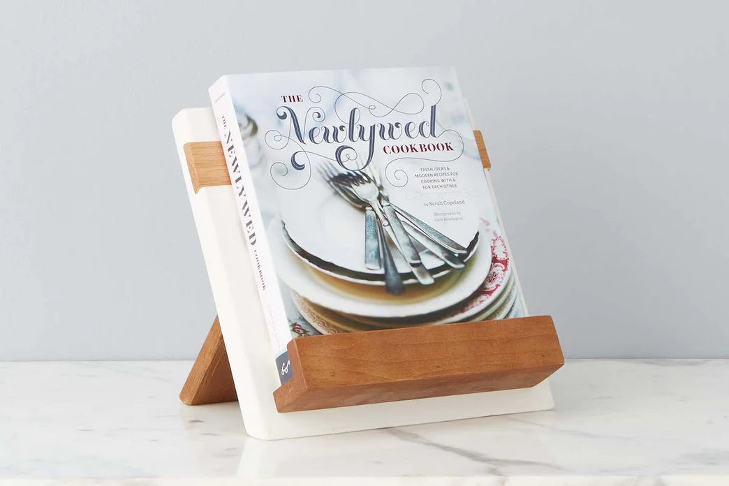 White Mod iPad / Cookbook Holder - Design Club Home