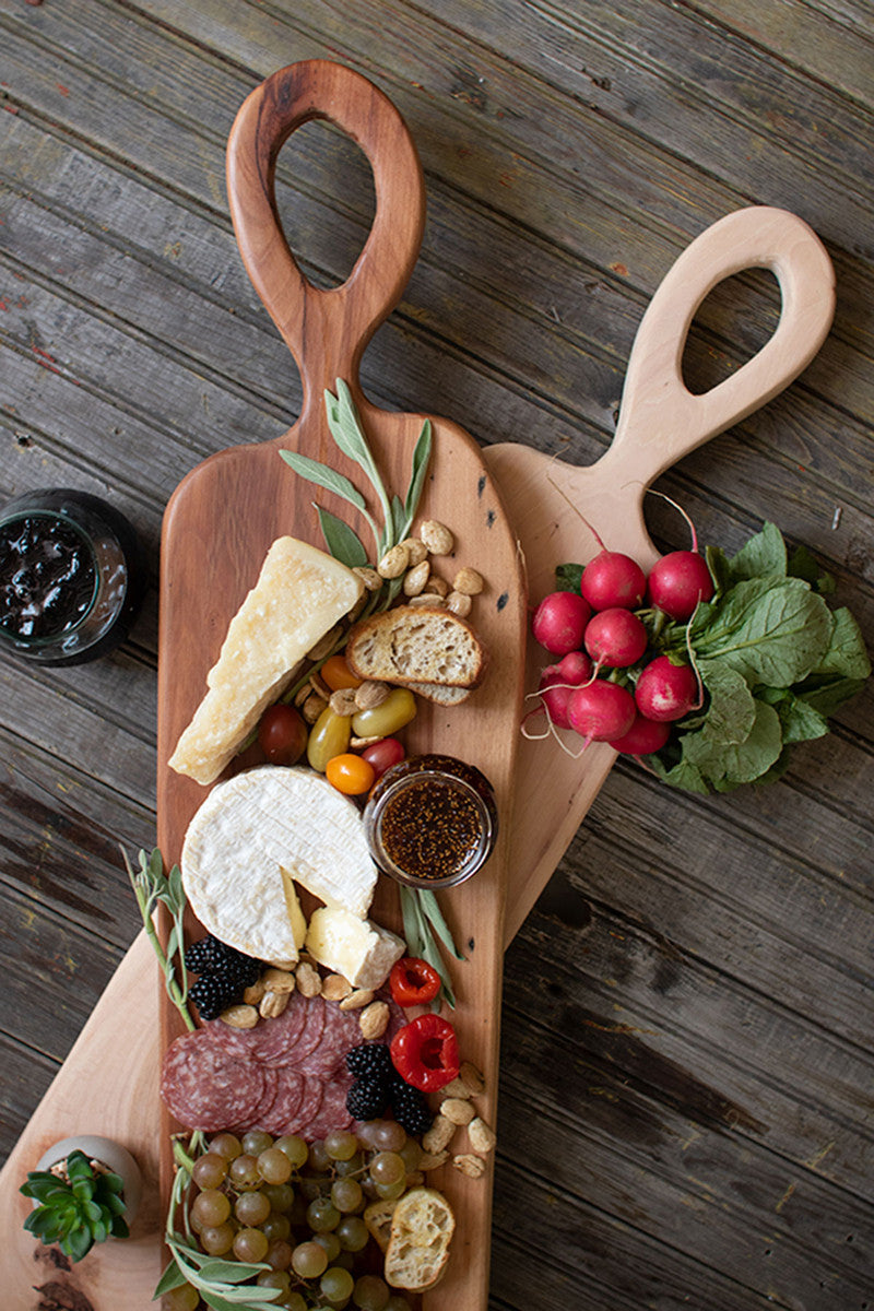 Pecan Wood Charcuterie Board - Design Club Home