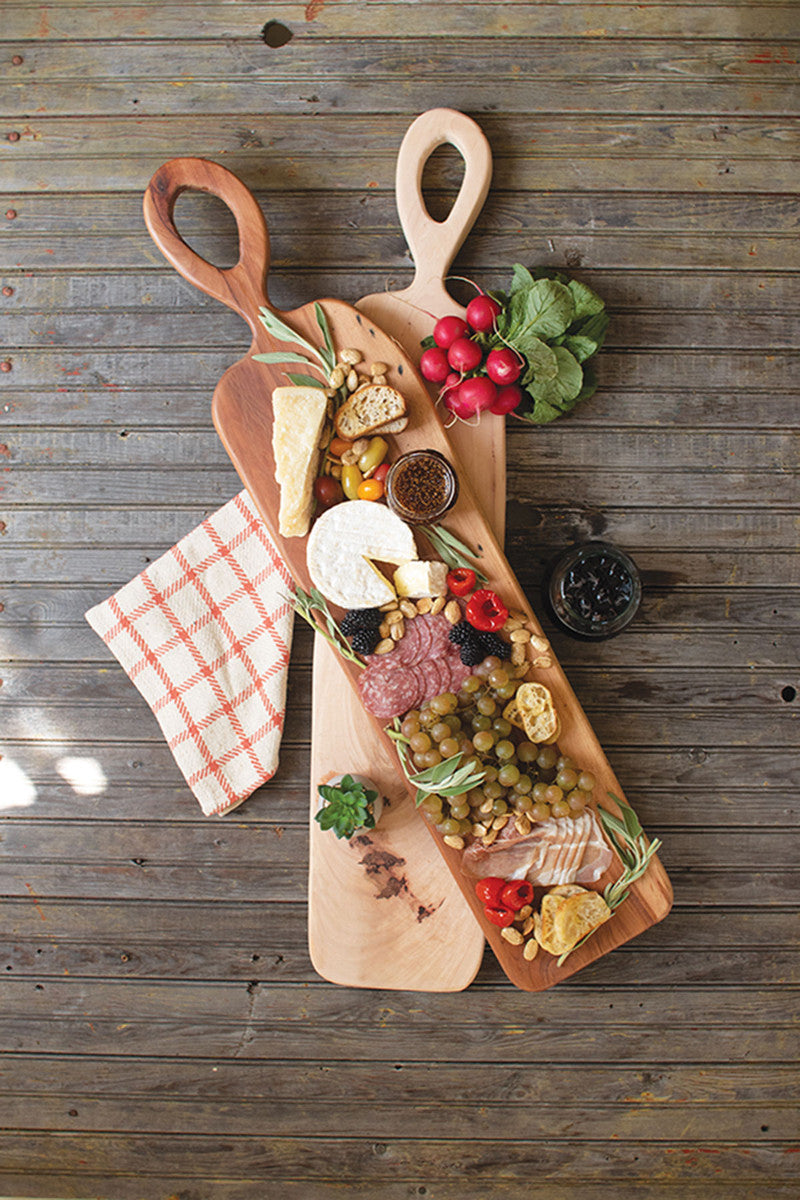 Pecan Wood Charcuterie Board - Design Club Home